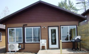 Cabin 9 front and deck